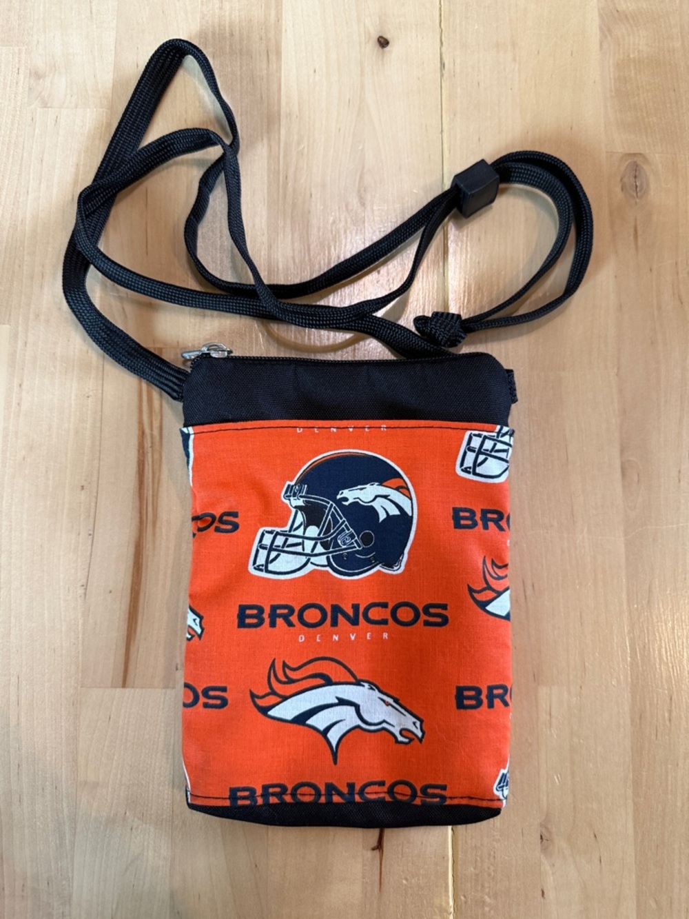 Denver Broncos Homemade Crossbody Phone Pouch